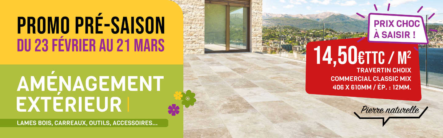 lame de terrase travertin