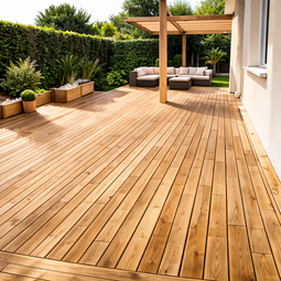 LAME TERRASSE BOIS EXOTIQUE ITAUBA KD lisse 21mm x 145mm  2.45ml CLASSE 5