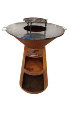 BRASERO CORTEN DIAMETRE 60CM H.80,5CM