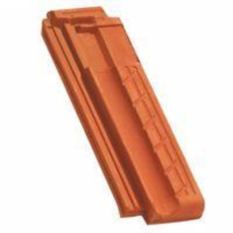 DEMI TUILE MARSEILLE POUDENX IMERYS ROUGE VIEILLI               (ref 208.01)