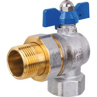 VANNE A BILLE EQUERRE - PN25 FILETAGE 26x34mm            SIDER 103004