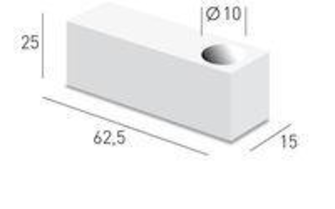 BLOC ANGLE BET.CELLULAIRE 62,5x25x15 TA -10005651
