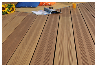 LAME TERRASSE BOIS EXO- MACARANDUBA KD striée 21mm x 145mm  3.60ml CLASSE 5