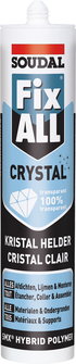 SOUDAL MASTIC COLLE FIX ALL CRYSTAL TRA. MS POLYMERE