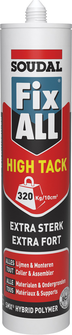SOUDAL FIX ALL HIGH TACK 290 ML BEIGE BEIGE MS POLYMERE