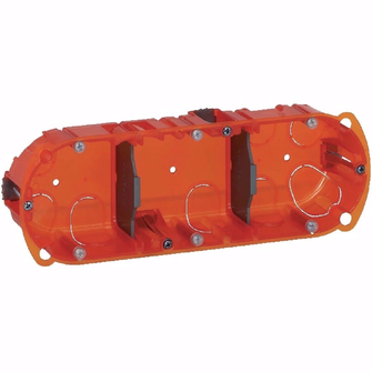 BATIBOX MULTI MATERIAUX 3 POSTES PR.40mm