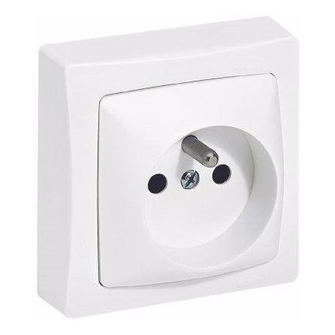 PRISE 2P+T eclips BLANC ASL