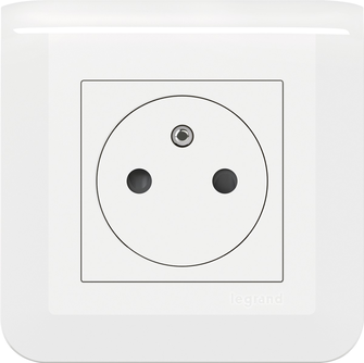 MOSAIC S COMPLET PRISE 2P+T BLANC