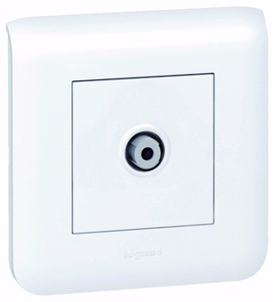 MOSAIC S COMPLET PRISE TELEVISION BLANC