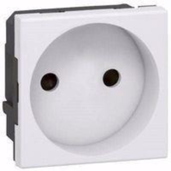 MOSAIC S PRISE 2P BORNE AUTO 2 MOD.BLANC