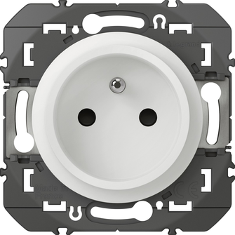 DOOXIE PRISE DE COURANT 2P+T RENOVATION BLANC