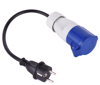 PROLONGATEUR DOMESTIQUE MALE CEE / FEMELLE 10/16 A POUR CAMPING CAR