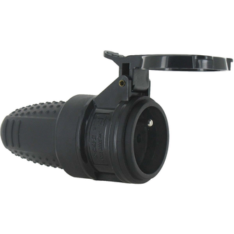 DHOME FICHE FEMELLE 16A CAOUTCHOUC IP 44