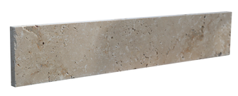 PLINTHE TRAVERTIN BEIGE MIX 1 40,6x8cm Finition vieillie - Epaisseur : 12 mm