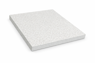 DALLE GRAVILLON BLANCHE 40X40 CM Cailloux blancs Petit grain 4/6 ép 3,8cm