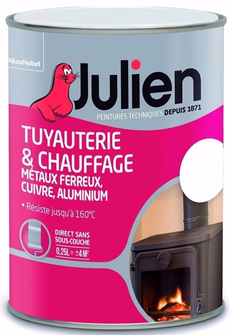 JULIEN PEINTURE CHAUFF.BRILL.BLC  250 ML 160 C
