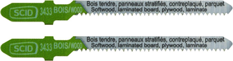 SCID LAME SCIE SAUTEUSE BOIS 50MMX1,3  T COUPE COURBE                     CARTE 2