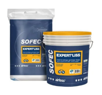 SOFEC EXPERT LISS BLANC 25Kg ENDUIT AIRLESS GARNISSAGE ET LISSAGE