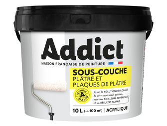 ADDICT SOUS COUCHE ACRYLIQUE BLANC 10 L