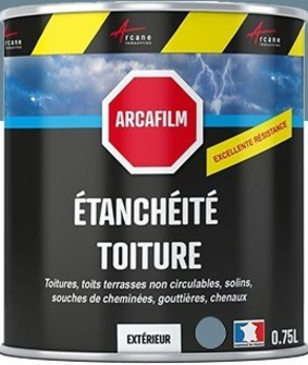 ARCAFILM ETANCHE TOITURE 0,75 L ARDOISE