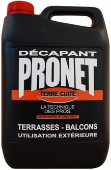 PRONET DECAPANT TERRE CUITE / DALLAGE 5 LITRES