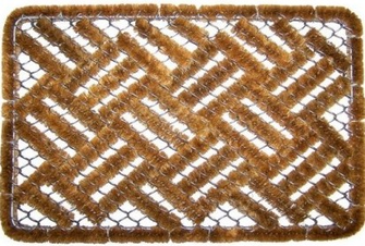 BTB TAPIS GRILLE METAL + COCO  40 X 60
