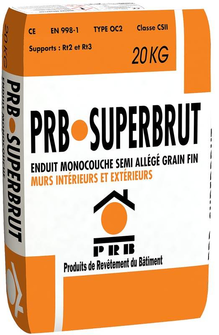 #ENDUIT SUPERBRUT  SAC 20Kg Blanc de la Cote Ref. 49