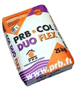 PRB COL DUO FLEX GRIS   Sac de 25 Kg (Classe C2S1 ET+G)