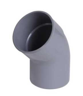 #COUDE PVC MALE-FEMELLE  45   D.100