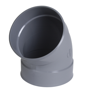 COUDE PVC FEMELLE-FEMELLE  45  D.200