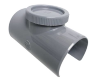 SELLE DE REPARATION A 90  AVEC BOUCHON D.100