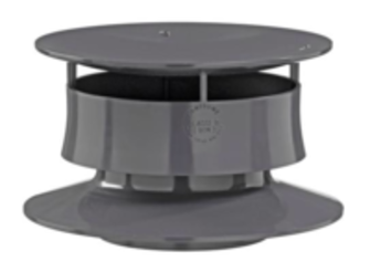 EXTRACTEUR STATIQUE POUR ASSAINISSEMENT D 100 GRIS ARDOISE