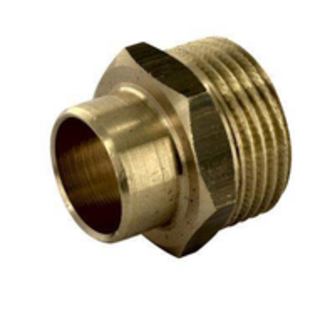 FER CUIVRE MANCHON MALE 1/2 D12