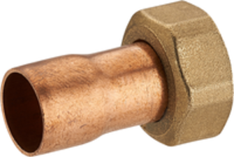 FER CUIVRE RAC. DROIT FEMELLE  1   D.22 ECROU PRISONNIER