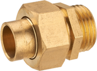 RACCORD JT SPHERO DROIT MALE 1/2 D.12