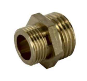 MAMELON DOUBLE MALE REDUIT 3/4 1/2