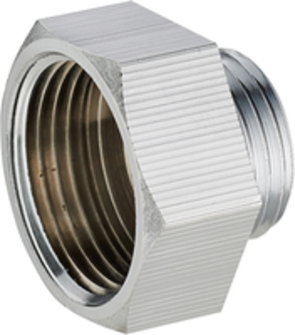 MAMELON REDUIT FEM.1/2 MALE 3/8 CHROME