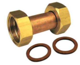 RACCORD DF ECROU TOURNANT 1/2 1/2