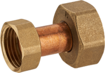 RACCORD DF ECROU TOURNANT 3/4 1/2