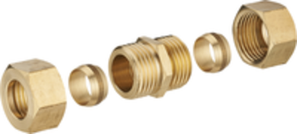 RACCORD DROIT BICONE EGAL D.10