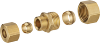 RACCORD DROIT BICONE REDUIT D.12/10