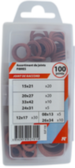 COFFRET 100 JOINTS FIBRES 8X13 A 33X42