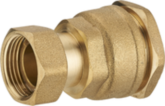 RACCORD PE LAITON FEMELLE 3/4 D.25 ECROU LIBRE