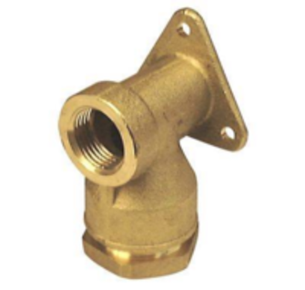 RACCORD PE LAITON COUDE APPLIQUE 3/4 25
