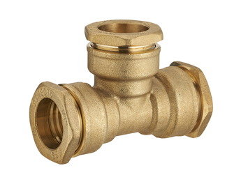 RACCORD PE LAITON TE EGAL D.25