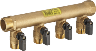 #COLLECTEUR MF 3/4 3 DEPARTS M 1/2 AVEC VANNES MONOBLOC