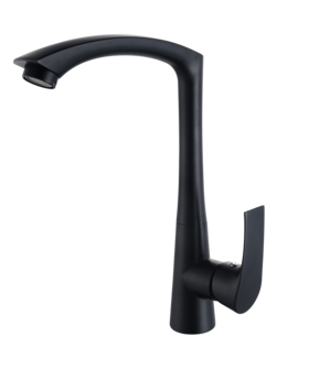 MITIGEUR EVIER HAUT CORDOBA NOIR MAT EXPO EUROSANIT