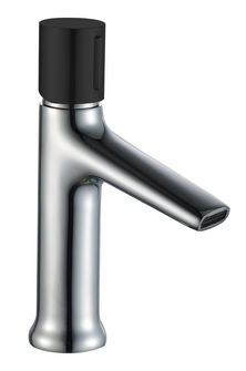 MITIGEUR LAVABO ENJA CHROME/NOIR EXPO EUROSANIT