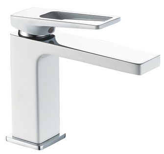 MITIGEUR LAVABO ORIAN CHROME/BLANC EXPO EUROSANIT