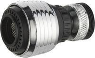 DOUCHETTE A ROTULE 2 JETS F 22X100 + ADAPTATEUR DM 22/24X100